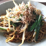 肉なし！ニラもやし焼きそば♪まるちゃん焼きそば編